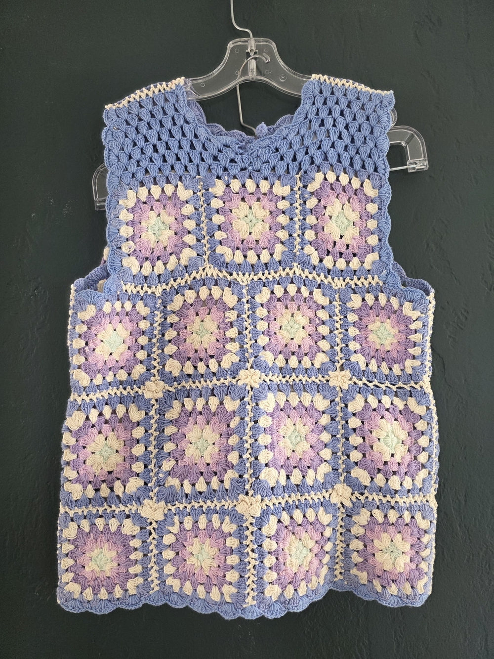 The New Society Mohawk Crochet Granny Square Summer Pastel Set Girls Size 10y